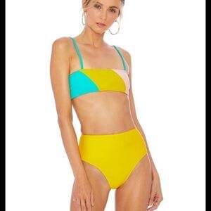 Anthropologie Ellejay High Waisted Bikini Bottom
